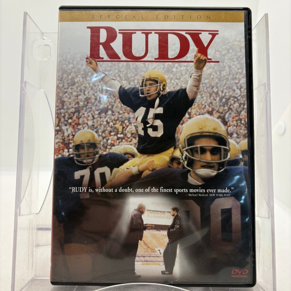 Rudy Special Edition DVD Sean Astin Notre Dame Football Sports Drama Widescreen